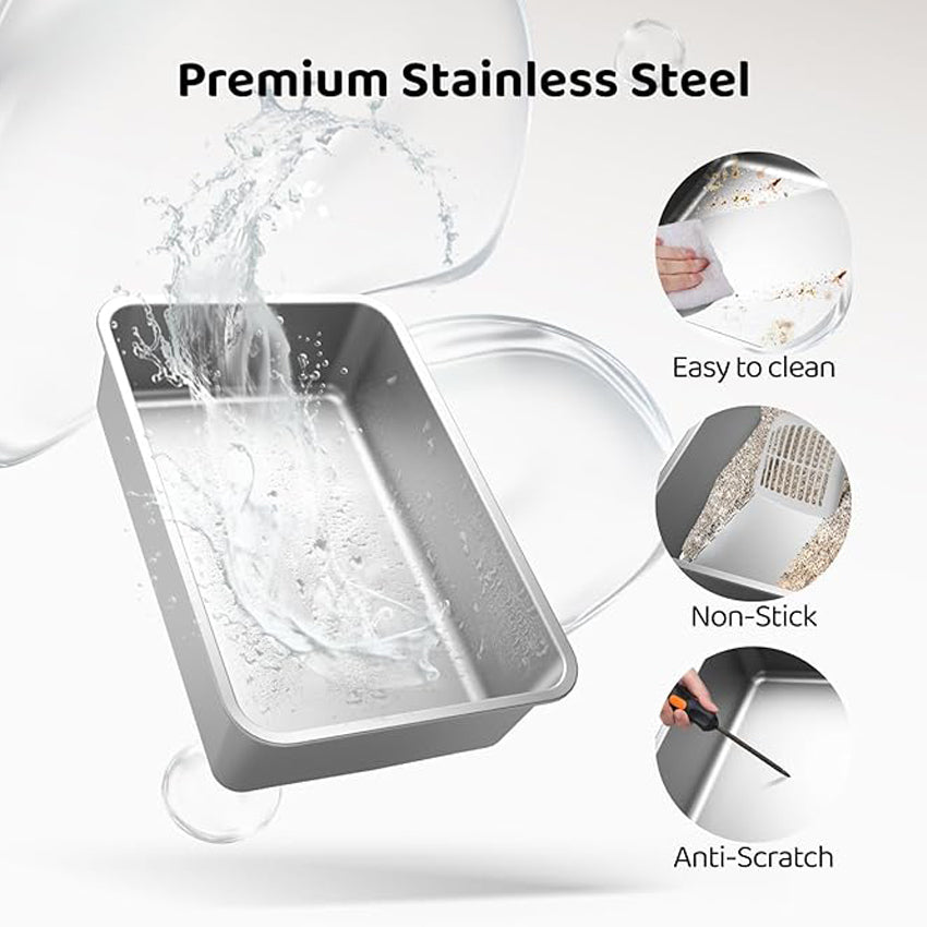 Stainless Steel Litter Box - K4