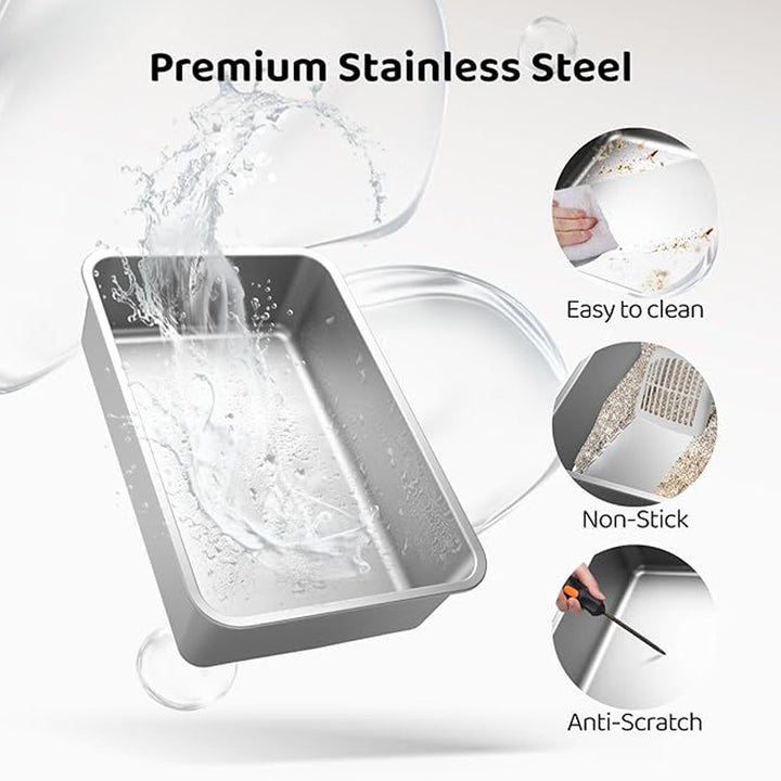Stainless Steel Litter Box - K4