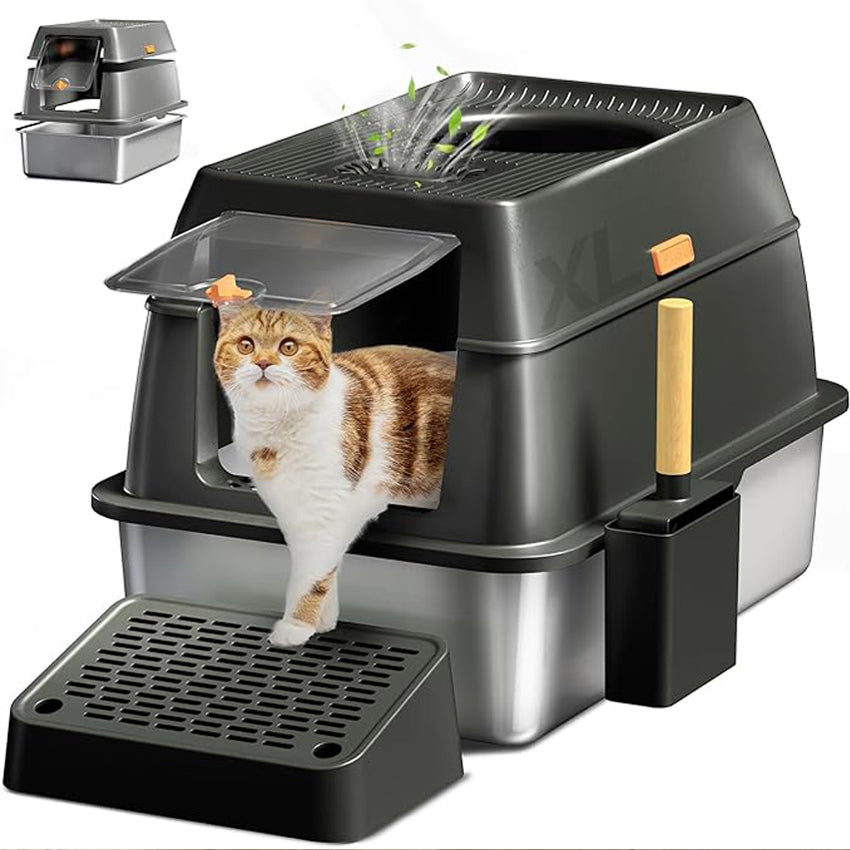 Stainless Steel Litter Box - K4