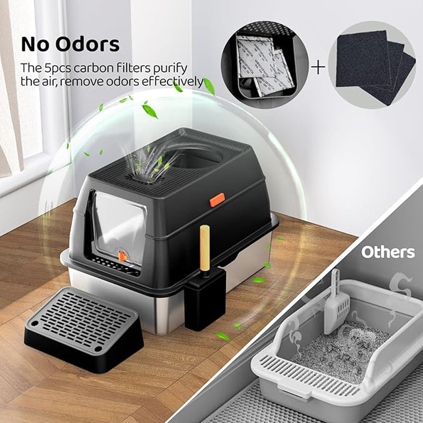 Stainless Steel Litter Box - K4
