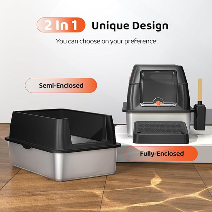 Stainless Steel Litter Box - K4