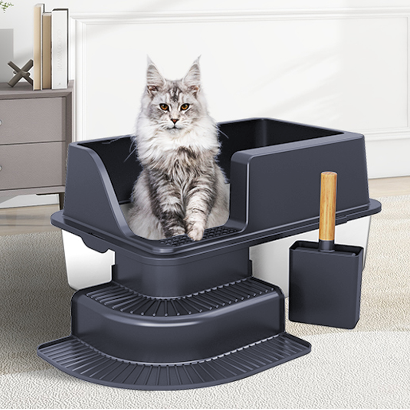 Stainless Steel Litter Box - D