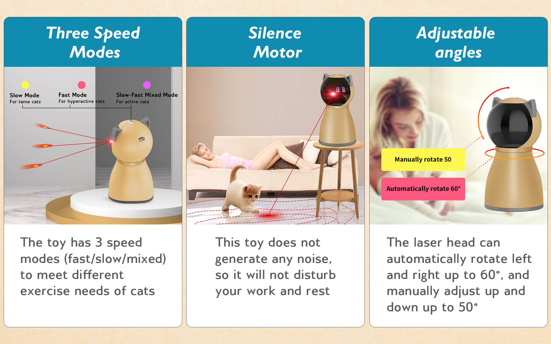 Interactive Cat Laser Toy