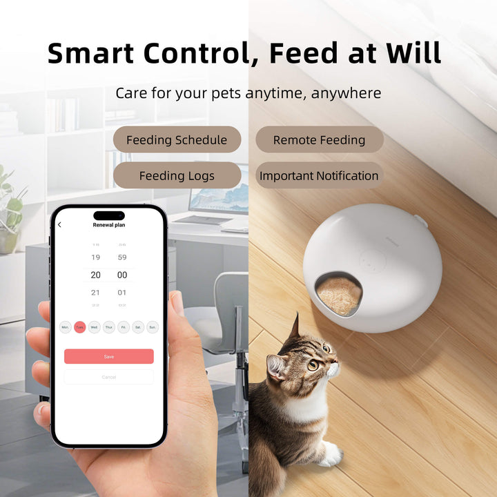 smart home pet feeder timer