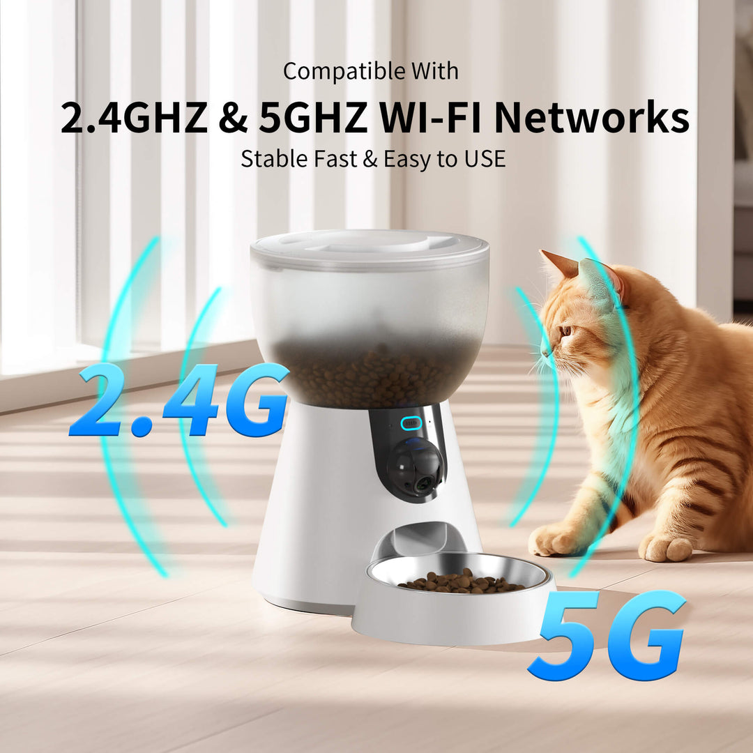 wifi network automatic cat feeder